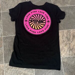T-Shirt Love Pink Black Kids T-Shirt